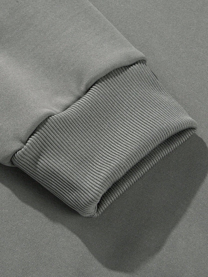 Men'S Fashionable Solid Color Hoodie