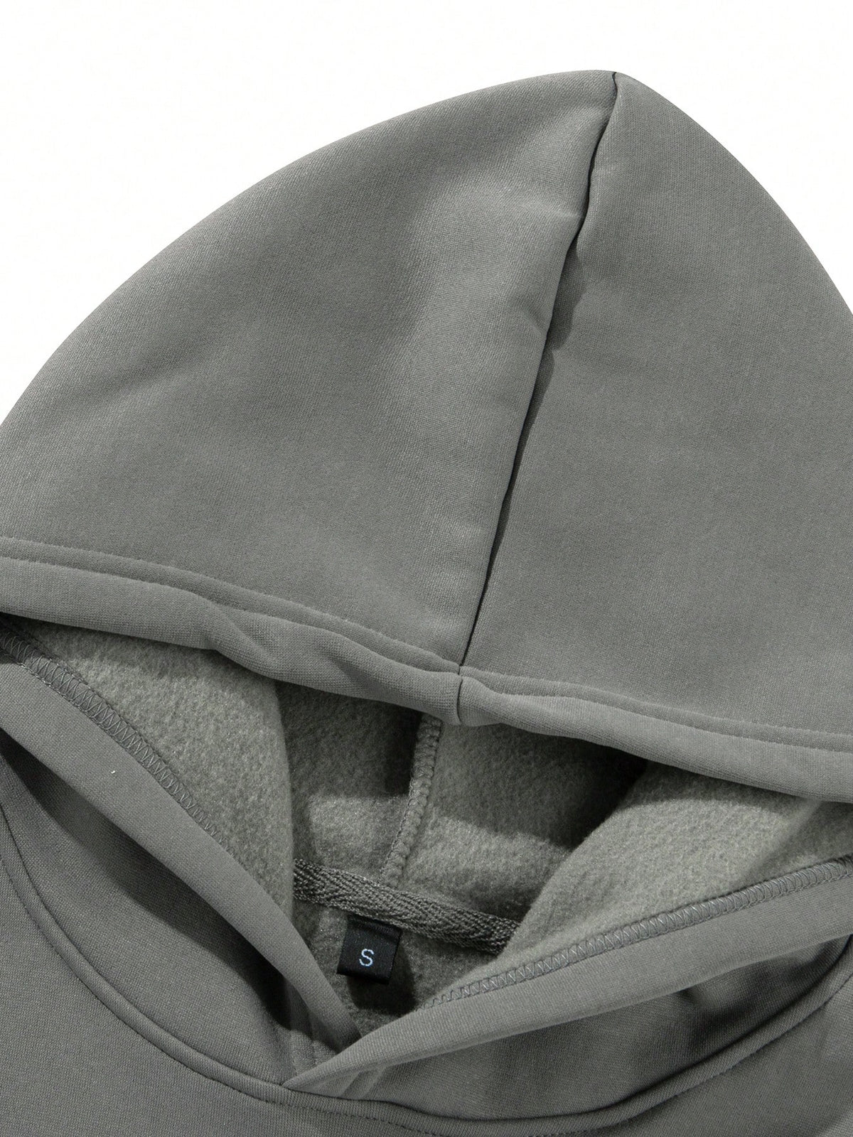 Men'S Fashionable Solid Color Hoodie